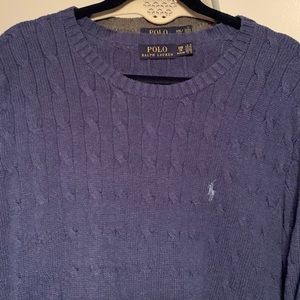 Polo Cable Knit Sweater Size 2XB